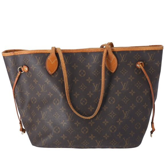 Louis Vuitton Neverfull MM Monogram Tote Bag M40156 Brown Canvas - Picture 4 of 11